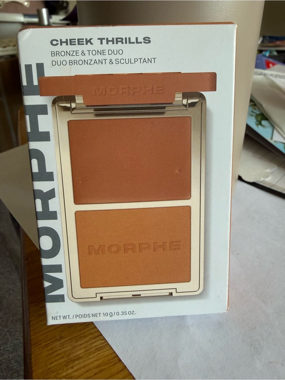 Morphe Cheek Thrills Bronze & Tone Duo - Warm Brown & Tan